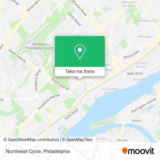 Northeast Cycle map