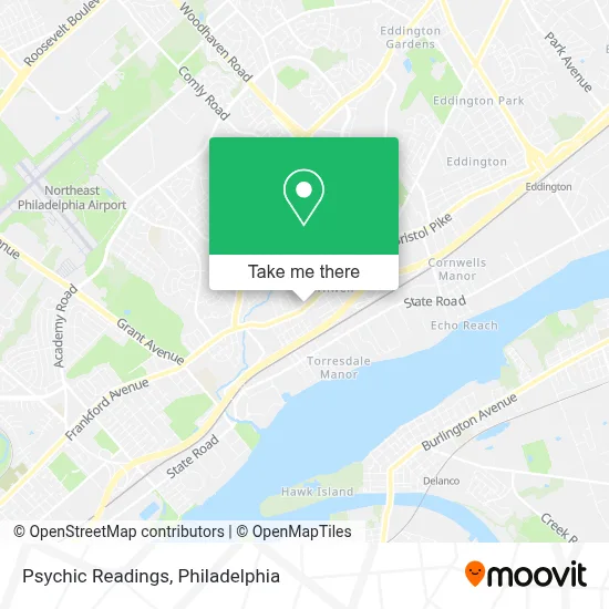 Psychic Readings map