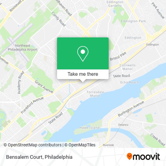 Bensalem Court map