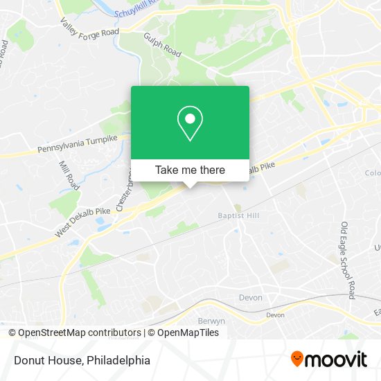 Mapa de Donut House
