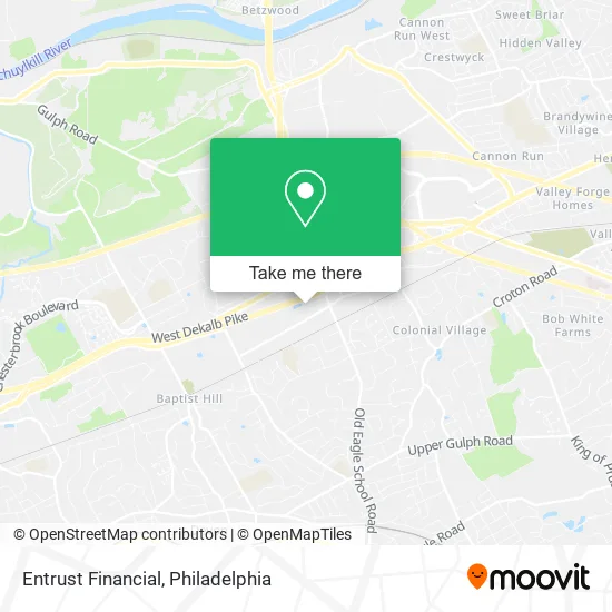 Entrust Financial map