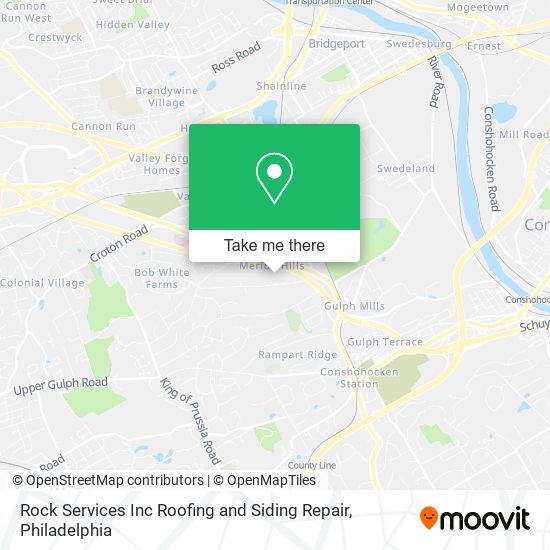 Rock Services Inc Roofing and Siding Repair map