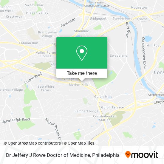 Dr Jeffery J Rowe Doctor of Medicine map