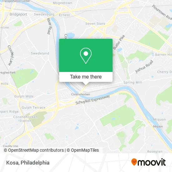 Kosa map