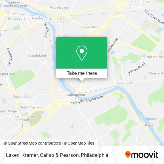 Laken, Kramer, Cafiso & Pearson map