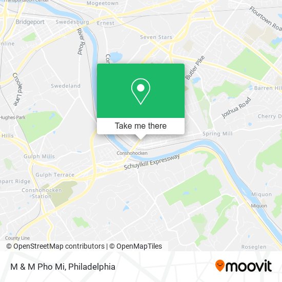 M & M Pho Mi map