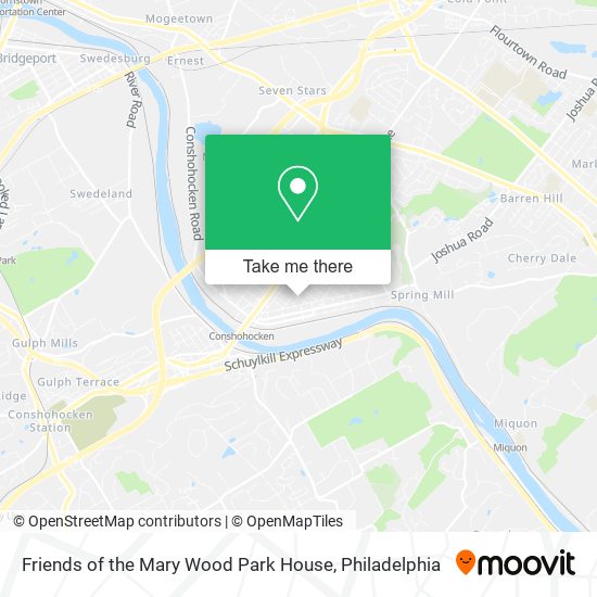 Friends of the Mary Wood Park House map