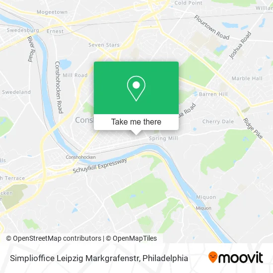 Simplioffice Leipzig Markgrafenstr map