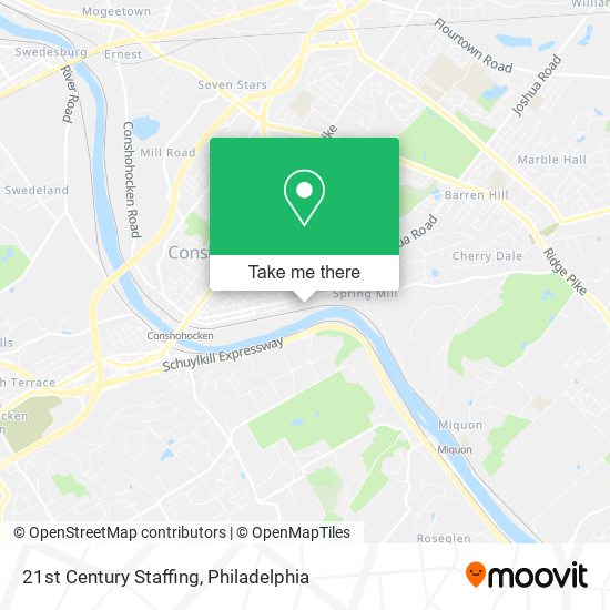 21st Century Staffing map