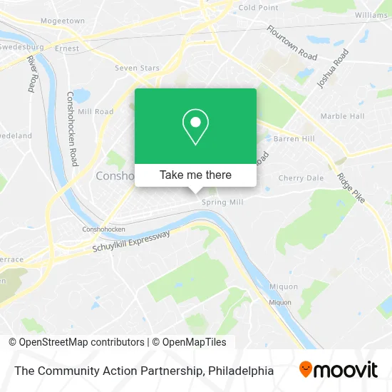 The Community Action Partnership map