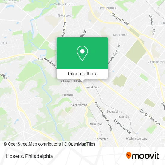 Hoser's map