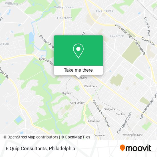 E Quip Consultants map