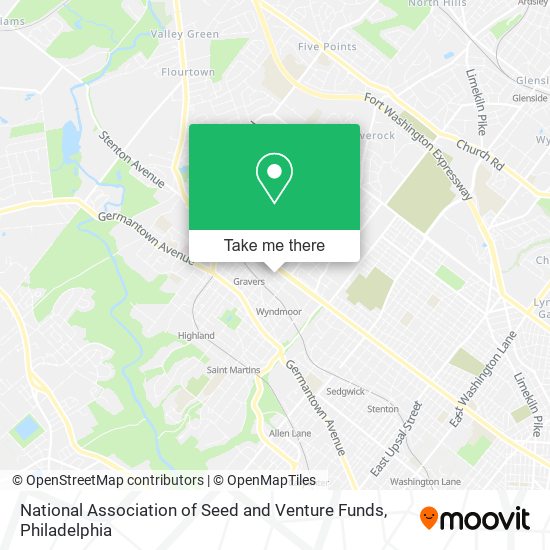 National Association of Seed and Venture Funds map