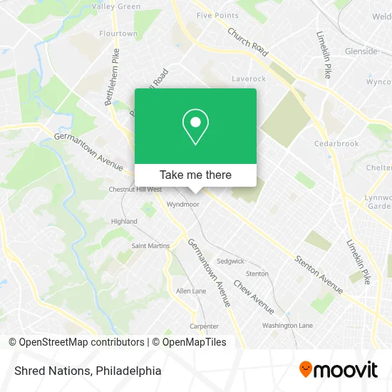 Shred Nations map
