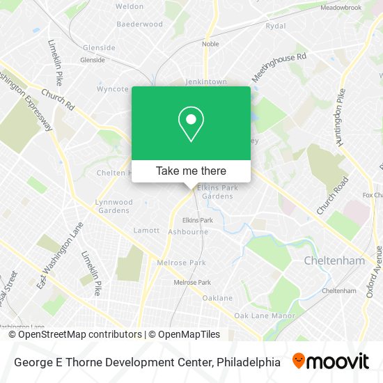 Mapa de George E Thorne Development Center