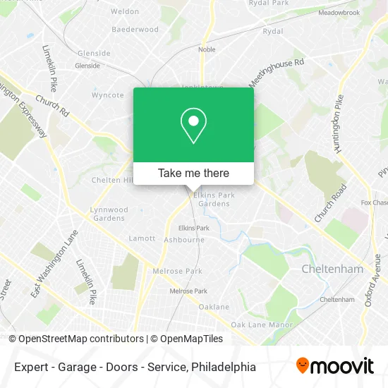 Expert - Garage - Doors - Service map
