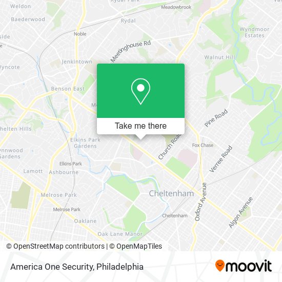 America One Security map