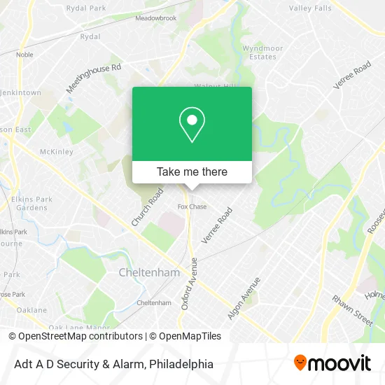 Adt A D Security & Alarm map