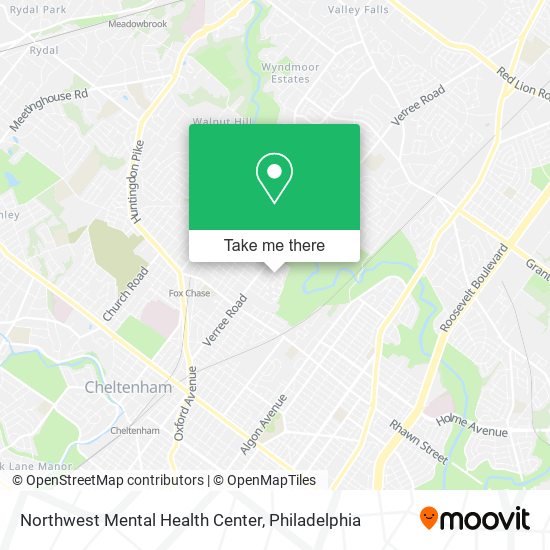 Mapa de Northwest Mental Health Center