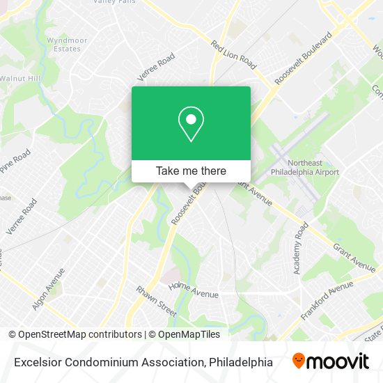 Excelsior Condominium Association map