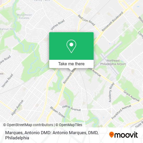 Marques, Antonio DMD: Antonio Marques, DMD map