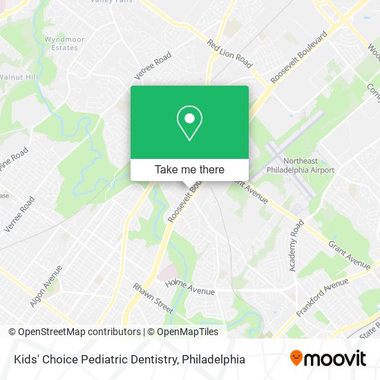 Kids' Choice Pediatric Dentistry map
