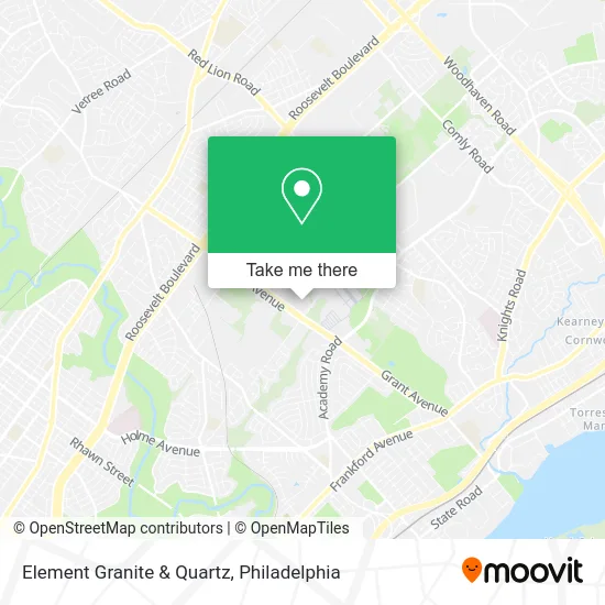 Element Granite & Quartz map