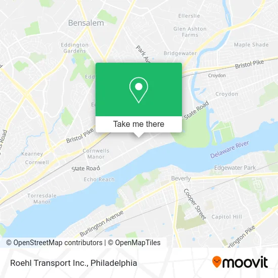 Roehl Transport Inc. map