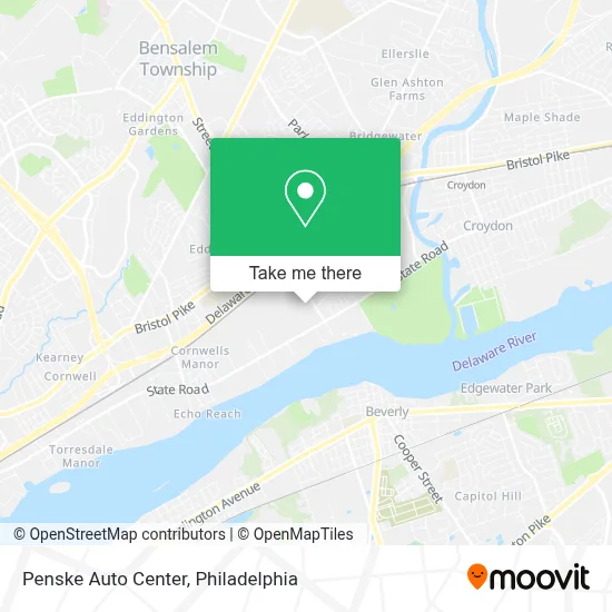 Penske Auto Center map