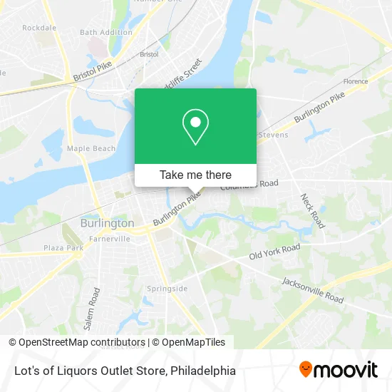 Lot's of Liquors Outlet Store map
