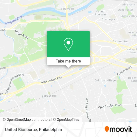 United Biosource map