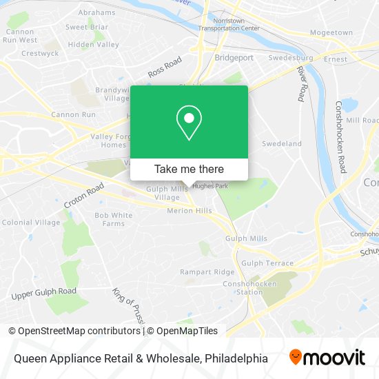 Queen Appliance Retail & Wholesale map
