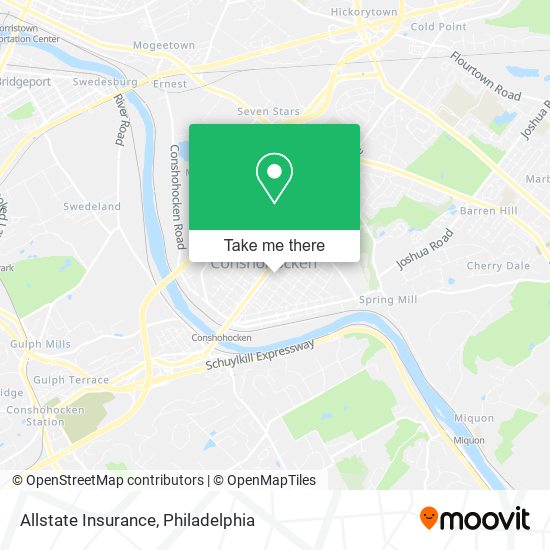 Allstate Insurance map