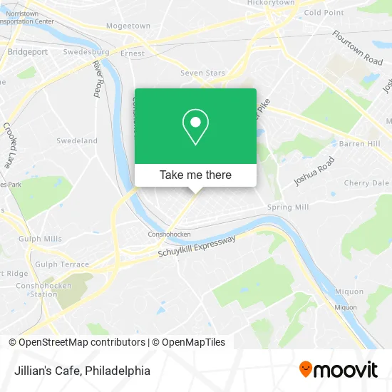 Jillian's Cafe map
