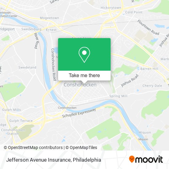 Jefferson Avenue Insurance map