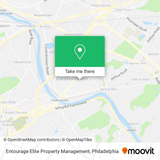 Mapa de Entourage Elite Property Management