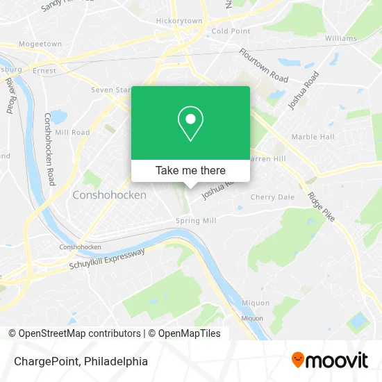 ChargePoint map