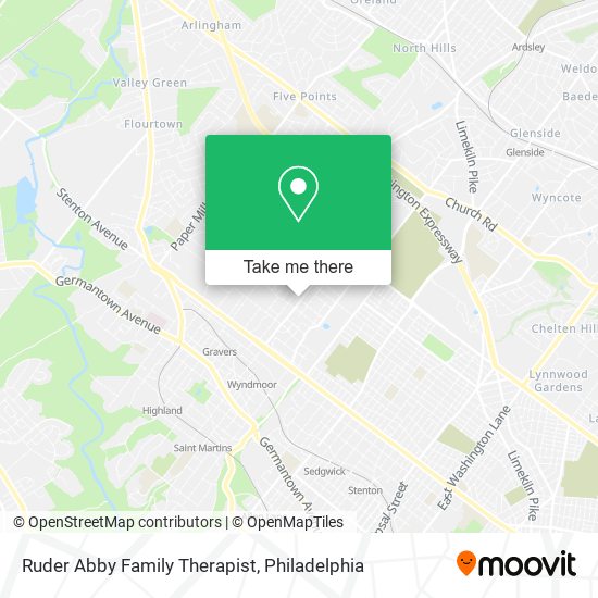 Ruder Abby Family Therapist map