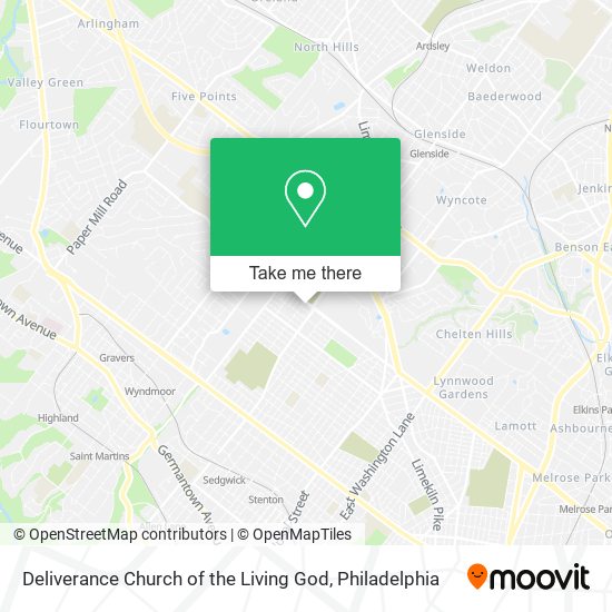 Deliverance Church of the Living God map