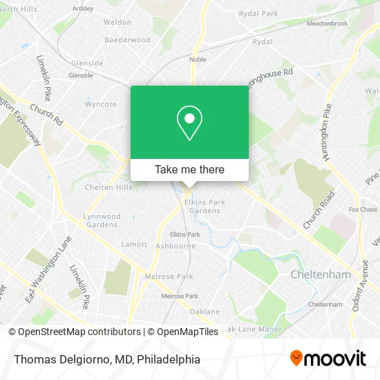 Mapa de Thomas Delgiorno, MD
