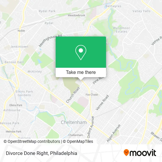 Divorce Done Right map