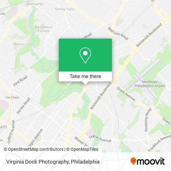 Mapa de Virginia Dock Photography