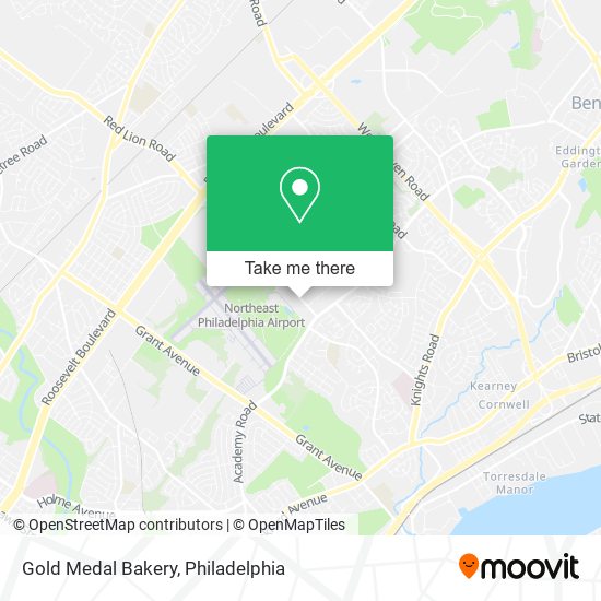 Mapa de Gold Medal Bakery