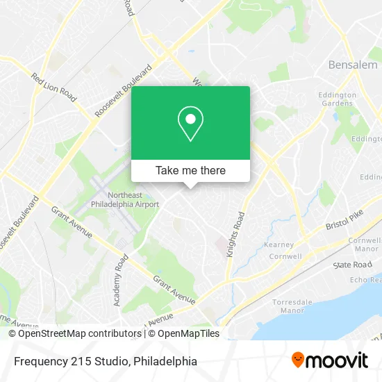 Frequency 215 Studio map