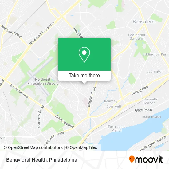 Behavioral Health map