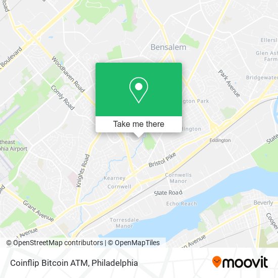 Coinflip Bitcoin ATM map