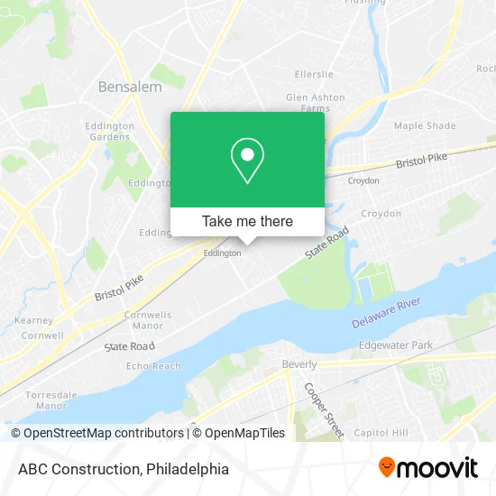 ABC Construction map