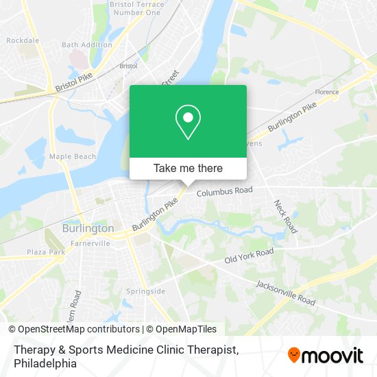 Therapy & Sports Medicine Clinic Therapist map