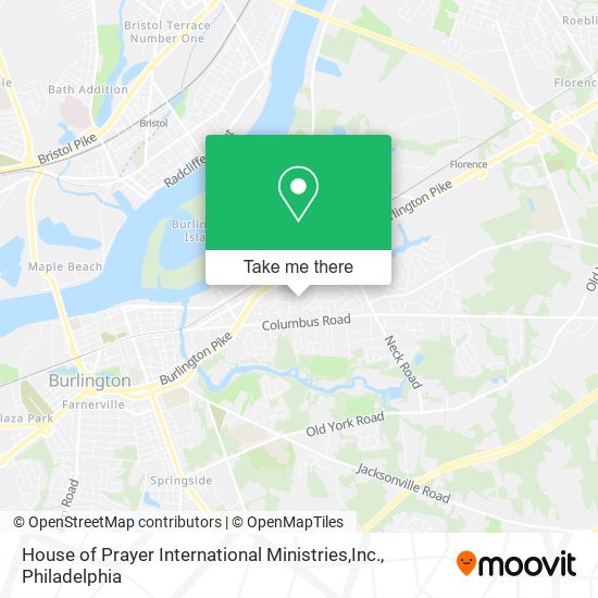 Mapa de House of Prayer International Ministries,Inc.