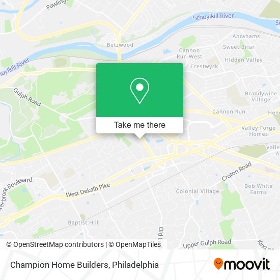 Mapa de Champion Home Builders